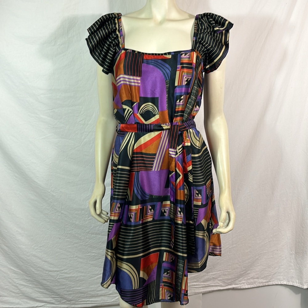 Guru silk dress, size M, EUC